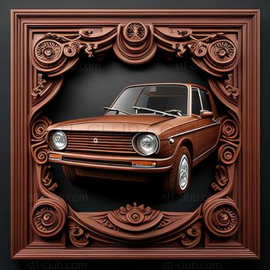 3D model Fiat 124 (STL)
